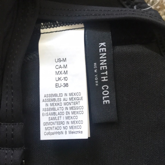 Wrapped In Love Solid High Neck Bra Bikini Top M - Picture 6 of 8